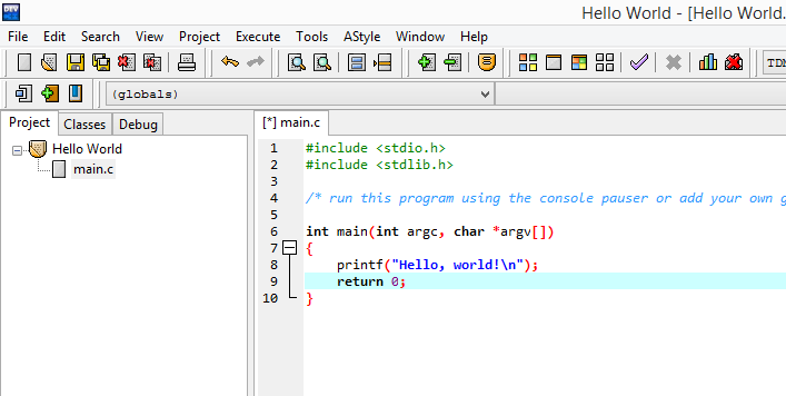 Dev C In Code